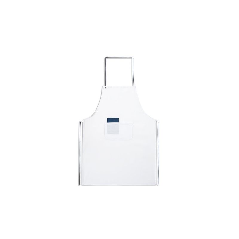 Casa si Gradina - Textile si covoare - Textile bucatarie - Sorturi bucatarie si gratar - Sort din bumbac si poliester cu cordon si 2 buzunare frontale, alb - Infinity.ro