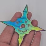 Sport si Outdoor - Camping - Cutite, bricege si accesorii - Cutite si bricege - Steluta ninja pentru aruncat la tinta, fade, 4 colturi, 10 cm - Infinity.ro