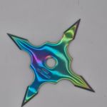 Sport si Outdoor - Camping - Cutite, bricege si accesorii - Cutite si bricege - Steluta ninja pentru aruncat la tinta, fade, 4 colturi, 10 cm - Infinity.ro