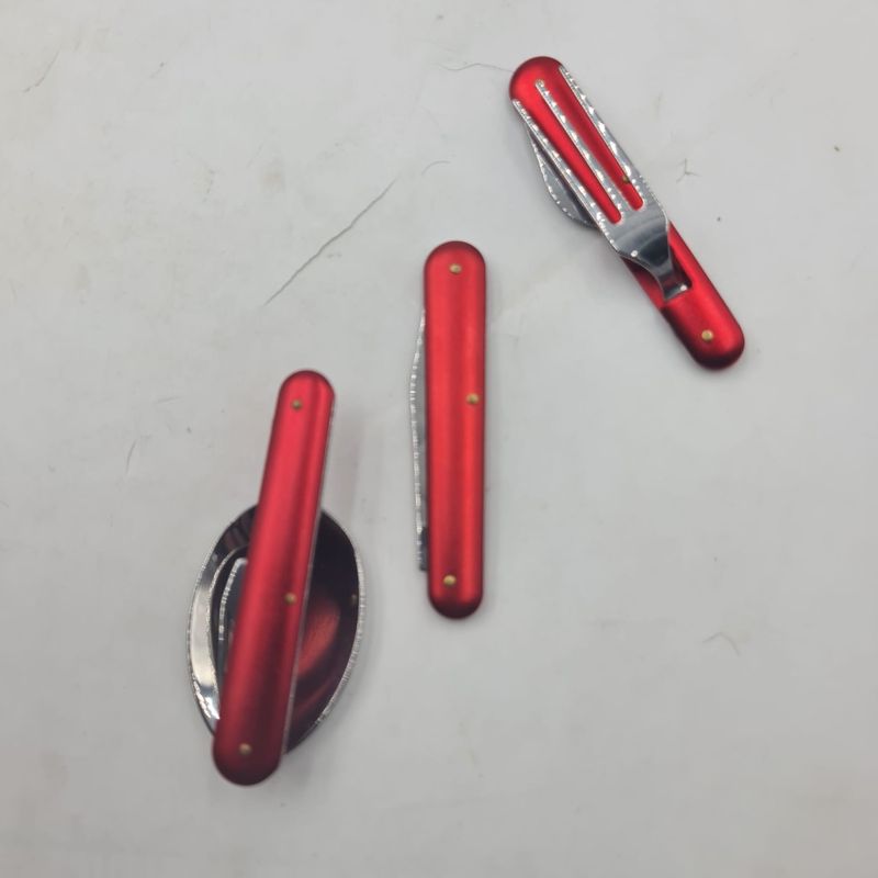 Casa si Gradina - Bucatarie si vesela - Vesela si tacamuri - Tacamuri si seturi - Set de Tacamuri, Lingura, Furculita si Cutit, Desfacator de Sticle, 16 cm, Rosii - Infinity.ro