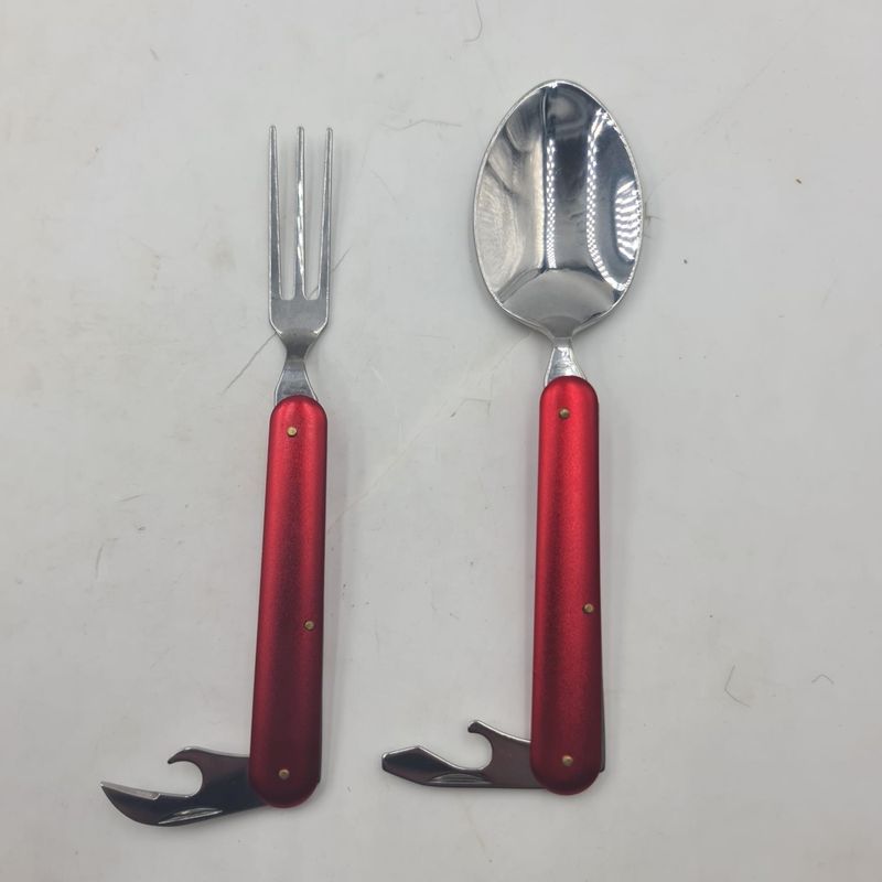 Casa si Gradina - Bucatarie si vesela - Vesela si tacamuri - Tacamuri si seturi - Set de Tacamuri, Lingura, Furculita si Cutit, Desfacator de Sticle, 16 cm, Rosii - Infinity.ro