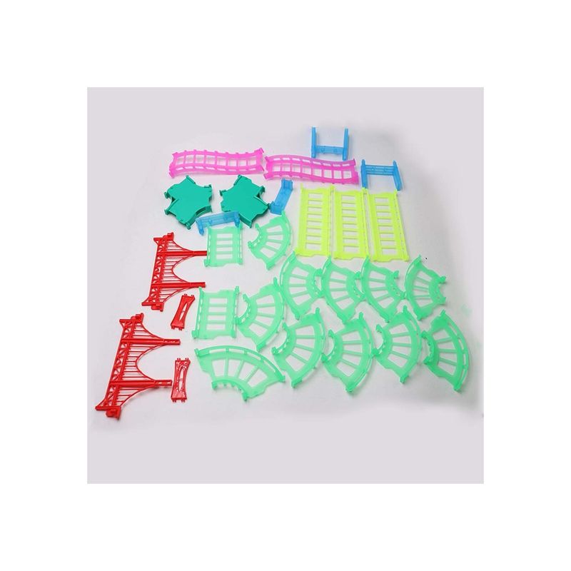 Jucarii, Copii si Bebe - Jucarii si jocuri - Vehicule si jucarii cu telecomanda - Masinute - Set Jucarie Pista De Curse, Cu Masina Electrica, Multicolor - Infinity.ro