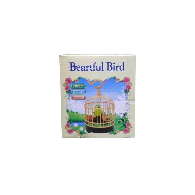 Jucarii, Copii si Bebe - Jucarii si jocuri - Figurine - Set Figurine Pasari, In Cusca, Multicolor, Sunete Din Natura, 15 X 12 X 17 Cm - Infinity.ro