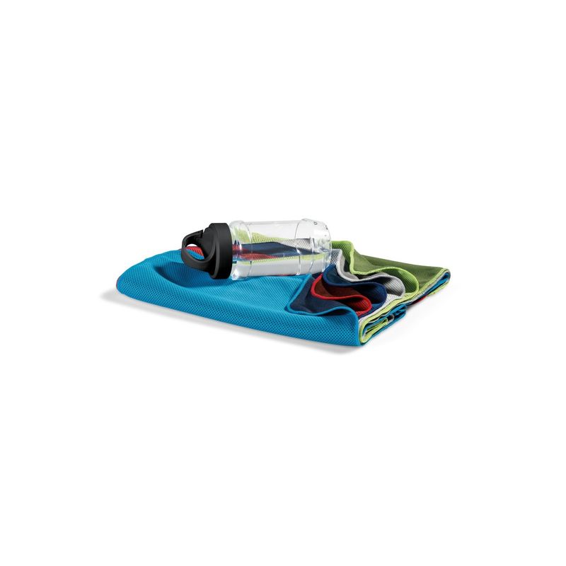Casa si Gradina - Bucatarie si vesela - Cani si pahare - Sticle - Set sticla cu maner, 440 ml si prosop sport 30 x 80 cm, rosu - Infinity.ro