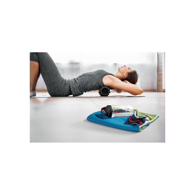 Casa si Gradina - Bucatarie si vesela - Cani si pahare - Sticle - Set sticla cu maner, 440 ml si prosop sport 30 x 80 cm, rosu - Infinity.ro