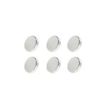 Casa si Gradina - Constructii - Feronerie si accesorii - Suruburi, dibluri si accesorii uz general - Set 6 magneti foarte puternici, gri, disc, simplu, 5 mm X 2 mm - Infinity.ro