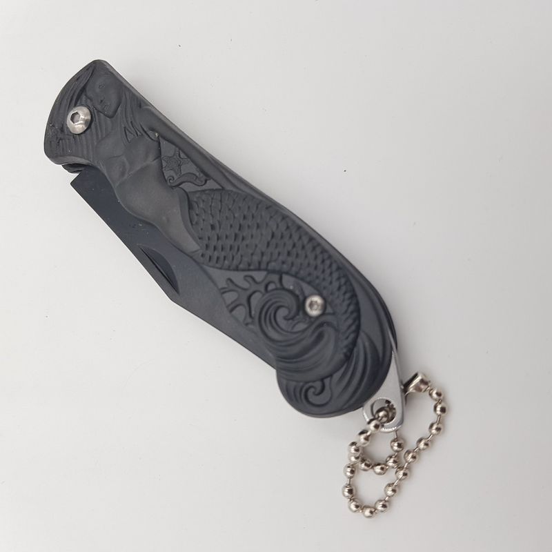 Sport si Outdoor - Camping - Cutite, bricege si accesorii - Cutite si bricege - Set 4 x cutit briceag varf ascutit, 16 cm, 60 g, albastru, rosu, gri, negru - Infinity.ro