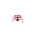 Fashion, accesorii si bijuterii - Femei - Bijuterii femei - Bratari femei - Set de 2 bratari rosii impletite pentru cupluri personalizat cu data si infinit - Infinity.ro