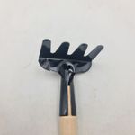 Casa si Gradina - Gradinarit si plante - Unelte gradinarit - Lopeti si unelte de sapat - Set 3 Unelte Gradinarit, Maner Lemn, Lopata, Cazma, Grebla din Aluminiu, Crem, 20 cm - Infinity.ro