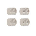 Casa si Gradina - Constructii - Feronerie si accesorii - Suruburi, dibluri si accesorii uz general - Set 20 magneti foarte puternici, gri, disc, simplu, 25 mm X 4 mm - Infinity.ro