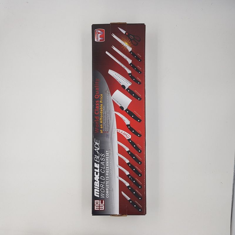 Casa si Gradina - Bucatarie si vesela - Vesela si tacamuri - Cutite si seturi de cutite - Set 13 cutite pentru bucatarie Miracle, otel inoxidabil - Infinity.ro