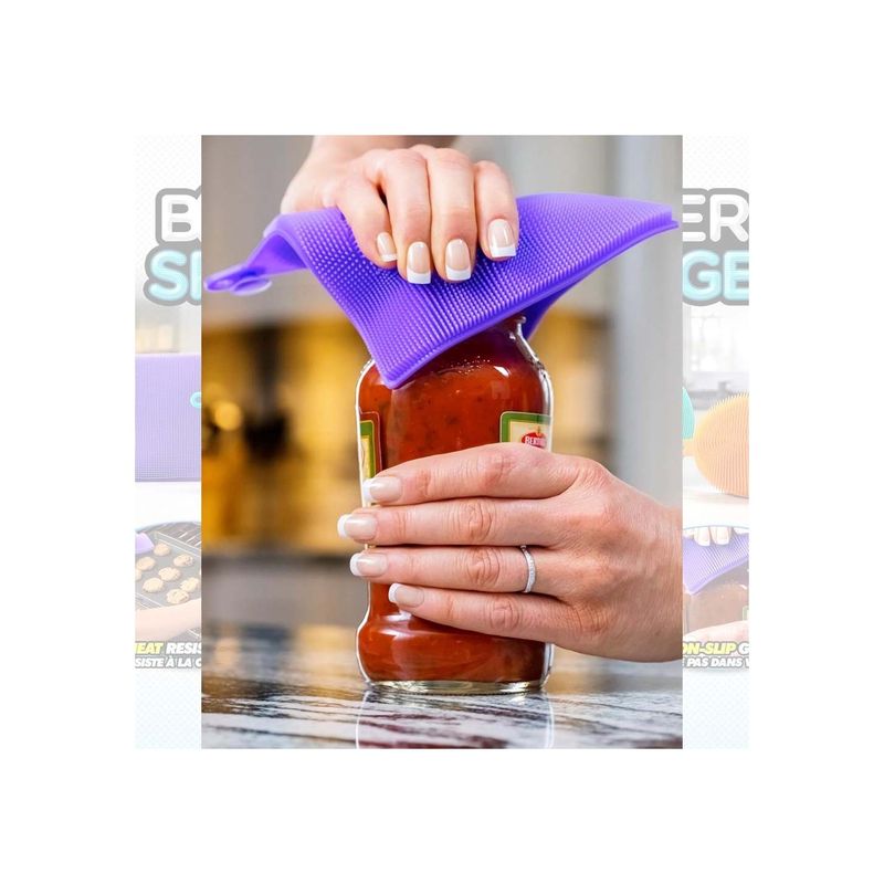 Market - Curatenie si intretinere casa - Produse bucatarie - Lavete si bureti - Set 3 bureti de vase si Bucatarie din Silicon Better Sponge, Multifunctional - Infinity.ro