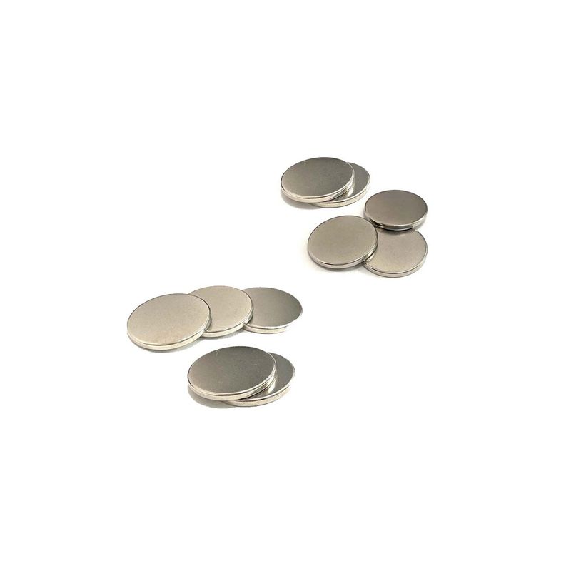 Casa si Gradina - Constructii - Feronerie si accesorii - Suruburi, dibluri si accesorii uz general - Set 20 Magneti Foarte Puternici, Gri, Disc, Simplu, 15 mm X 2 mm - Infinity.ro