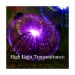 Casa si Gradina - Corpuri si surse de iluminat - Iluminat exterior - Lampi solare - Set 2 Ghirlande luminoase solare, pentru gradina, model Meduza, Led-uri colorate,70 cm - Infinity.ro