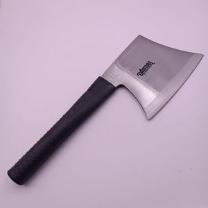 Satar de Bucatarie din Otel Carbon, Maner Cauciucat, 37 cm