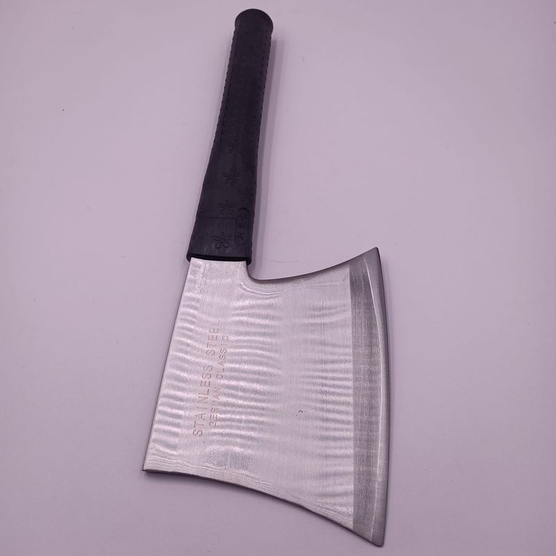 Casa si Gradina - Bucatarie si vesela - Vesela si tacamuri - Cutite si seturi de cutite - Satar de Bucatarie din Otel Carbon, Maner Cauciucat, 37 cm - Infinity.ro