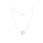 Fashion, accesorii si bijuterii - Femei - Bijuterii femei - Coliere femei - Lantisor model charm banut decupat baietel- argint 925 - Infinity.ro
