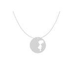 Fashion, accesorii si bijuterii - Femei - Bijuterii femei - Coliere femei - Lantisor model charm banut fetita  - argint 925 - Infinity.ro