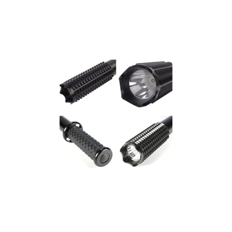 Sport si Outdoor - Camping - Articole solare camping - Lampi si lanterne camping - Lanterna cu led tip baston si electrosoc din aluminiu, Dalimag, 45 cm, 1118B - Infinity.ro