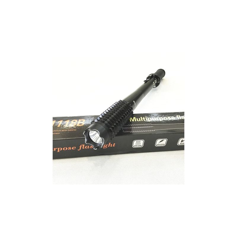 Sport si Outdoor - Camping - Articole solare camping - Lampi si lanterne camping - Lanterna cu led tip baston si electrosoc din aluminiu, Dalimag, 45 cm, 1118B - Infinity.ro