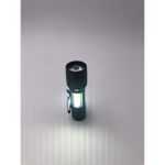 Sport si Outdoor - Camping - Articole solare camping - Lampi si lanterne camping - Lanterna cu incarcare USB, doua LEDuri, negru, reglabila, aluminiu, 13x2.5x3.5 cm - Infinity.ro