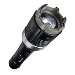 Sport si Outdoor - Camping - Articole solare camping - Lampi si lanterne camping - Lanterna cu Electrosoc, Acumulator, Agatatoare, Model 8810, Negru, 21 cm - Infinity.ro