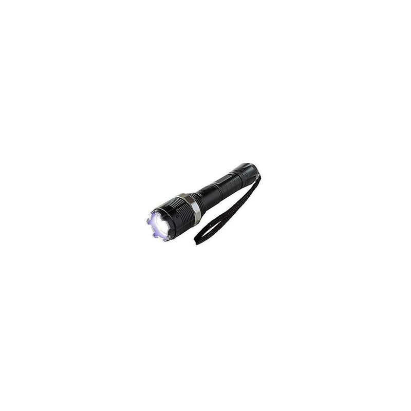 Sport si Outdoor - Camping - Articole solare camping - Lampi si lanterne camping - Lanterna cu Electrosoc, Acumulator, Agatatoare, Model 8810, Negru, 21 cm - Infinity.ro