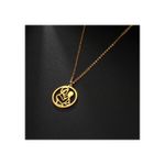 Fashion, accesorii si bijuterii - Femei - Bijuterii femei - Coliere femei - Lant cu Mama si Copilul, Transparent si Pandantiv, 45 cm - Infinity.ro