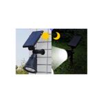 Casa si Gradina - Corpuri si surse de iluminat - Iluminat exterior - Lampi solare - Lampa Solara, Proiector cu 4 Leduri, Pentru Gradina, 2 Moduri de Iluminare, 28 cm - Infinity.ro