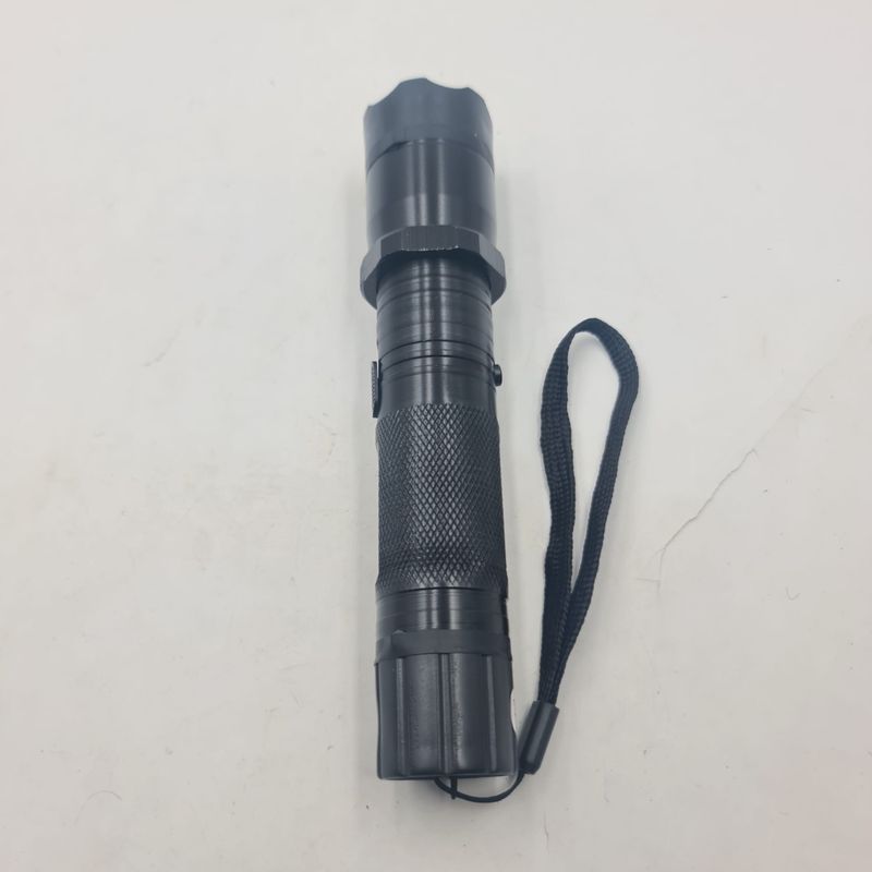 Sport si Outdoor - Camping - Articole solare camping - Lampi si lanterne camping - Lanterna cu Electrosoc 1101, Bec Led, Reincarcabila, Corp Metalic, Negru, 17 cm - Infinity.ro