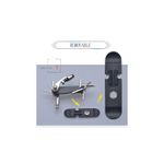 Sport si Outdoor - Ciclism - Accesorii pentru biciclete - Articole vulcanizare biciclete - Kit Unealta multifunctionala, 16 in 1 , Pentru Bicicleta,  9.2x4.2x3cm - Infinity.ro