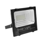 Casa si Gradina - Corpuri si surse de iluminat - Iluminat exterior - Lampi solare - Kit solar, proiector led cu telecomanda si panou solar IP 66, 60w - Infinity.ro