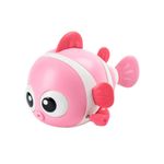 Jucarii, Copii si Bebe - Jucarii si jocuri - Vehicule si jucarii cu telecomanda - Masinute - Jucarie pentru Copii - Model Pestisor, Rotita Mers Inainte, Alb/Roz, 9 cm - Infinity.ro