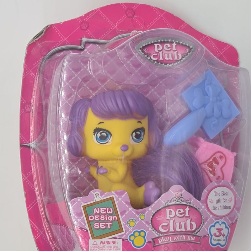 Jucarii, Copii si Bebe - Jucarii si jocuri - Jucarii & jocuri educative - Jucarii interactive - Jucarie pet club mini, catelusa si accesorii, galben, 3 ani - Infinity.ro