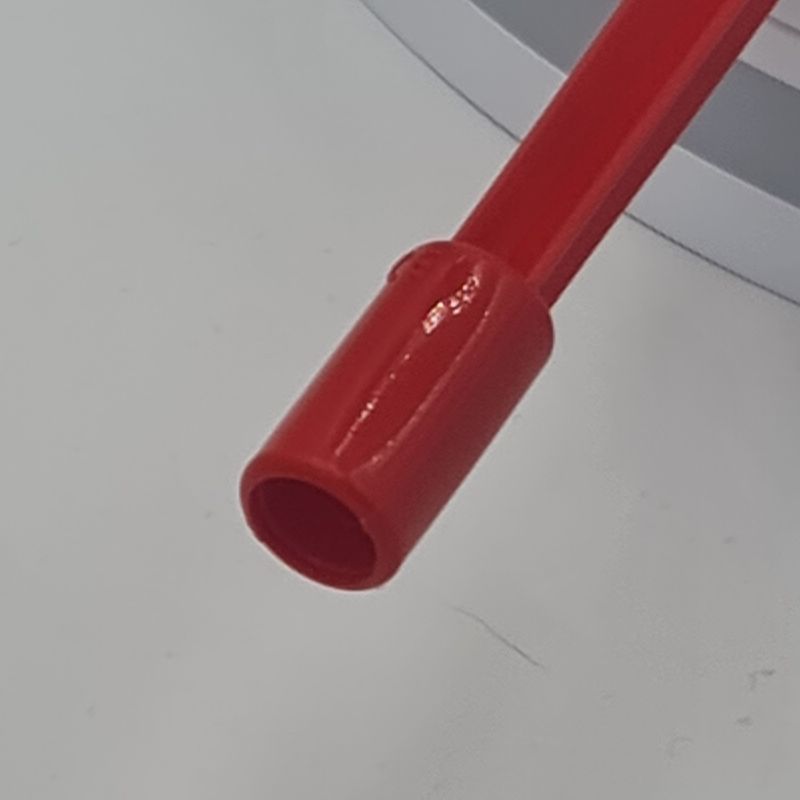 Jucarii, Copii si Bebe - Jucarii si jocuri - Jucarii bebelusi - Jucarii zornaitoare - Jucarie interactiva, minge cu maner, zornaitoare, 7 x 7 x  40 cm, albastru/rosu - Infinity.ro