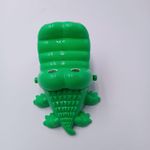 Jucarii, Copii si Bebe - Jucarii si jocuri - Jucarii bebelusi - Jucarii pentru dentitie - Jucarie Interactiva, Model Crocodil la Dentist, Plastic, 13 cm, Verde - Infinity.ro