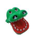 Jucarii, Copii si Bebe - Jucarii si jocuri - Jucarii bebelusi - Jucarii pentru dentitie - Jucarie Interactiva, Model Crocodil la Dentist, Plastic, 13 cm, Verde - Infinity.ro