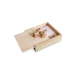 Jucarii, Copii si Bebe - Jucarii si jocuri - Jocuri si puzzle - Jocuri de societate - jocuri 2 in 1, pachet de carti si zaruri, in cutie de lemn - Infinity.ro