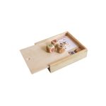 Jucarii, Copii si Bebe - Jucarii si jocuri - Jocuri si puzzle - Jocuri de societate - jocuri 2 in 1, pachet de carti si zaruri, in cutie de lemn - Infinity.ro