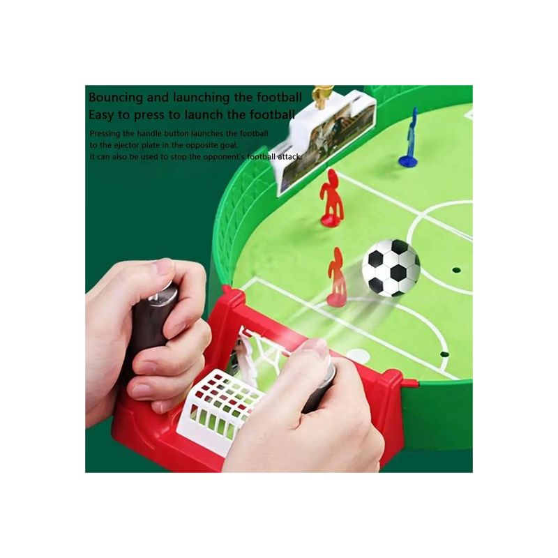 Jucarii, Copii si Bebe - Jucarii si jocuri - Jocuri si puzzle - Jocuri de societate - Joc Stadion Fotbal de Masa, Plastic, Interactiv, Pentru 2 Jucatori, Multicolor - Infinity.ro
