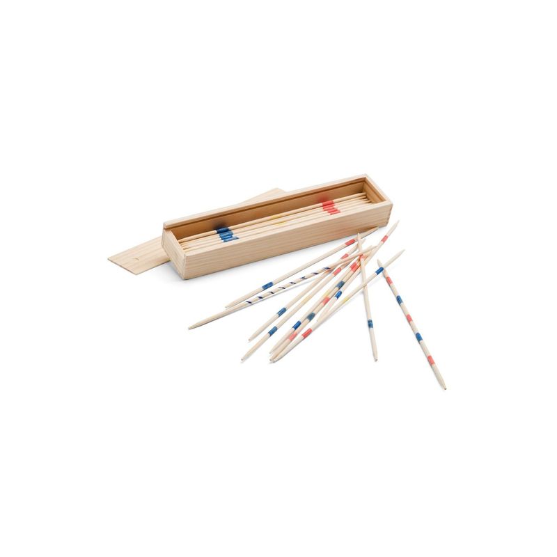 Jucarii, Copii si Bebe - Jucarii si jocuri - Jocuri si puzzle - Jocuri de societate - Joc mikado, in cutie din lemn cu capac glisant, 193 x 45 x 26 mm - Infinity.ro