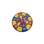 Jucarii, Copii si Bebe - Jucarii si jocuri - Jocuri si puzzle - Jocuri de societate - Joc de darts cu 2 mingi si 2 sageti, velcro, pentru copii, 28 cm, multicolor - Infinity.ro