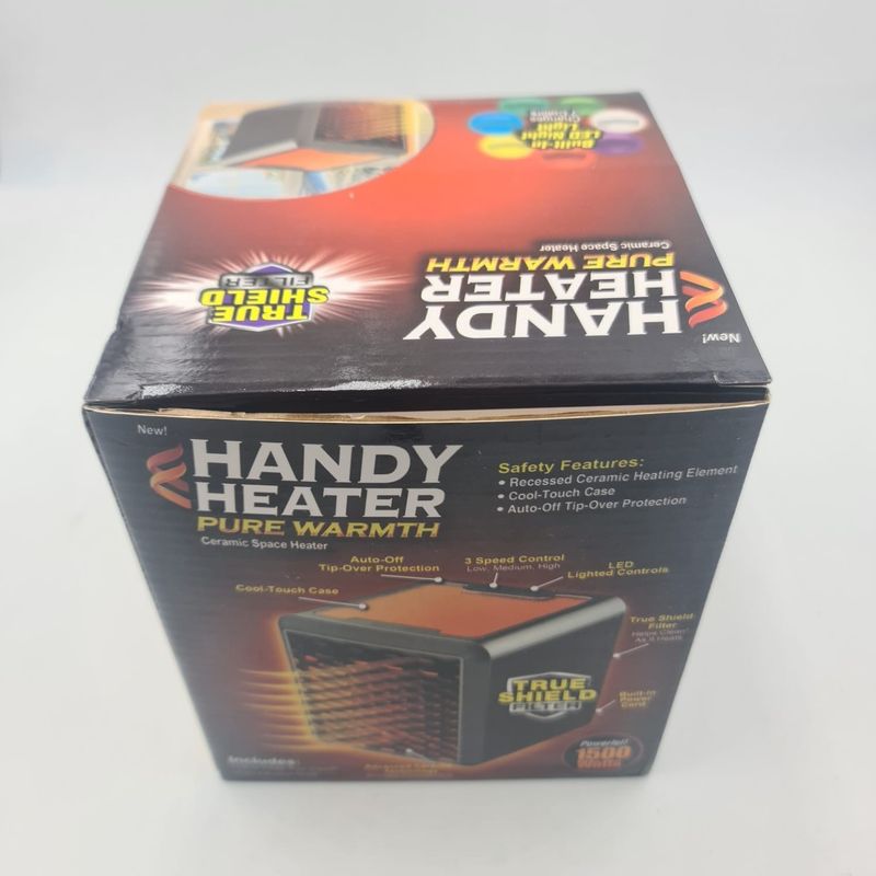 Electronice si Electrocasnice - Climatizare si sisteme de incalzire - Aparate incalzire aer - Aeroterme - Handy Heater, Aeroterma electrica, Digitala, 2 Trepte, 1500 W - Infinity.ro