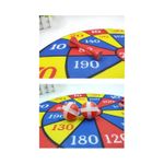 Jucarii, Copii si Bebe - Jucarii si jocuri - Jocuri si puzzle - Jocuri de societate - Joc de darts cu 2 mingi si 2 sageti, velcro, pentru copii, 28 cm, multicolor - Infinity.ro