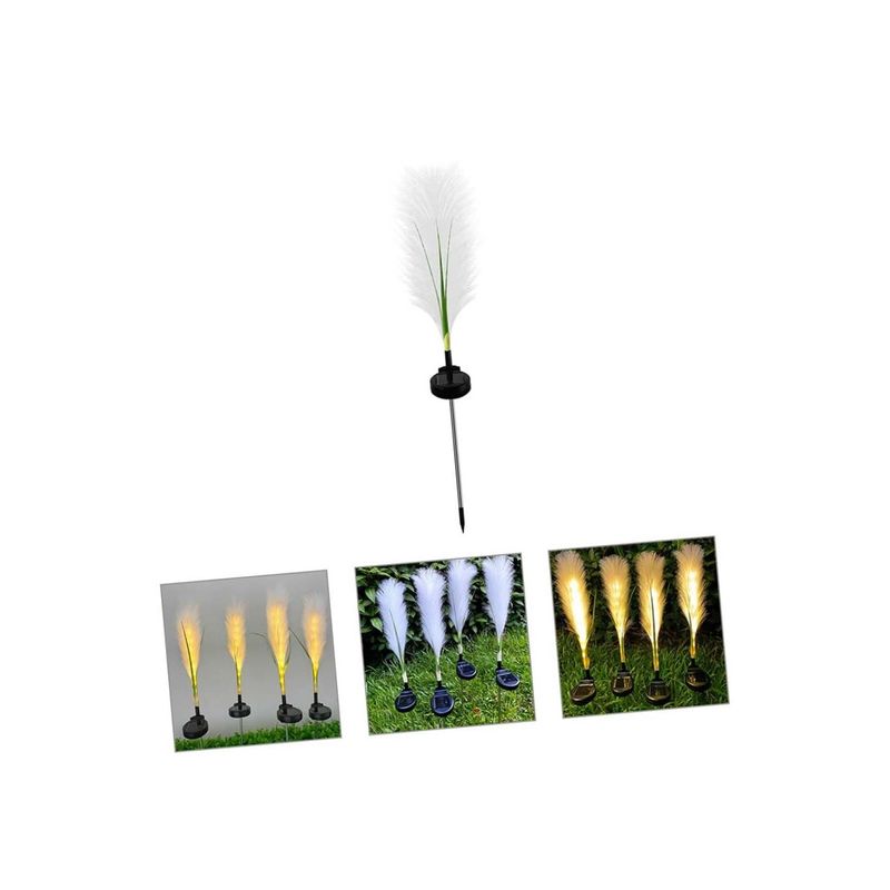 Casa si Gradina - Corpuri si surse de iluminat - Iluminat exterior - Lampi solare - Ghirlanda Luminoasa Solara, Pentru Gradina, Forma de Pana, 73 cm - Infinity.ro