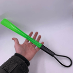 Market - Spalare si intretinere rufe - Produse intretinere Incaltaminte - Perii si alte accesorii - Incaltator Pantofi din Plastic, Agatatoare, 30 cm, Verde - Infinity.ro