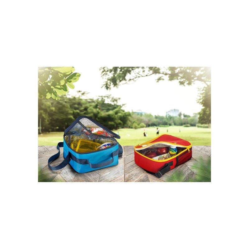 Fashion, accesorii si bijuterii - Barbati - Accesorii barbati - Genti si rucsacuri barbati - Geanta termoizolanta din 600D cu buzunar interior din plasa si curea reglabila - Infinity.ro