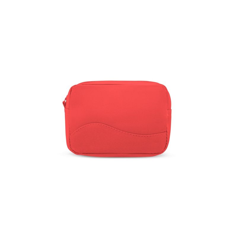 Ingrijire personala si Cosmetice - Machiaj - Portfarduri si genti cosmetice - Geanta de cosmetice, 1 buzunar, inchidere cu fermoar, 130 x 90 x 65 mm, rosu - Infinity.ro