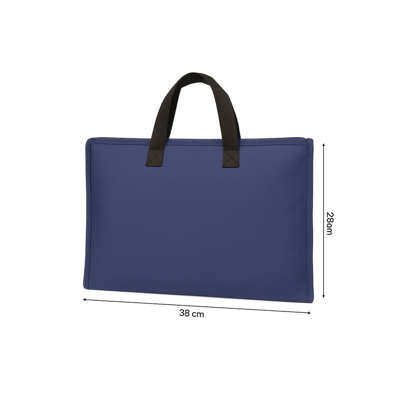 Fashion, accesorii si bijuterii - Barbati - Accesorii barbati - Genti si rucsacuri barbati - Geanta documente din material textil 38x28 cm cu fermoar si maner - Infinity.ro