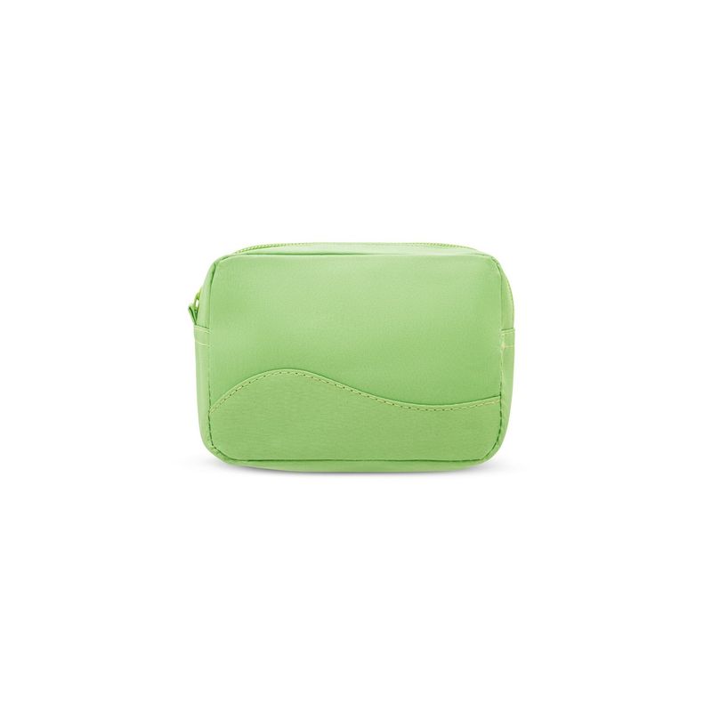 Ingrijire personala si Cosmetice - Machiaj - Portfarduri si genti cosmetice - Geanta de cosmetice, 1 buzunar, inchidere cu fermoar, 130 x 90 x 65 mm, verde - Infinity.ro